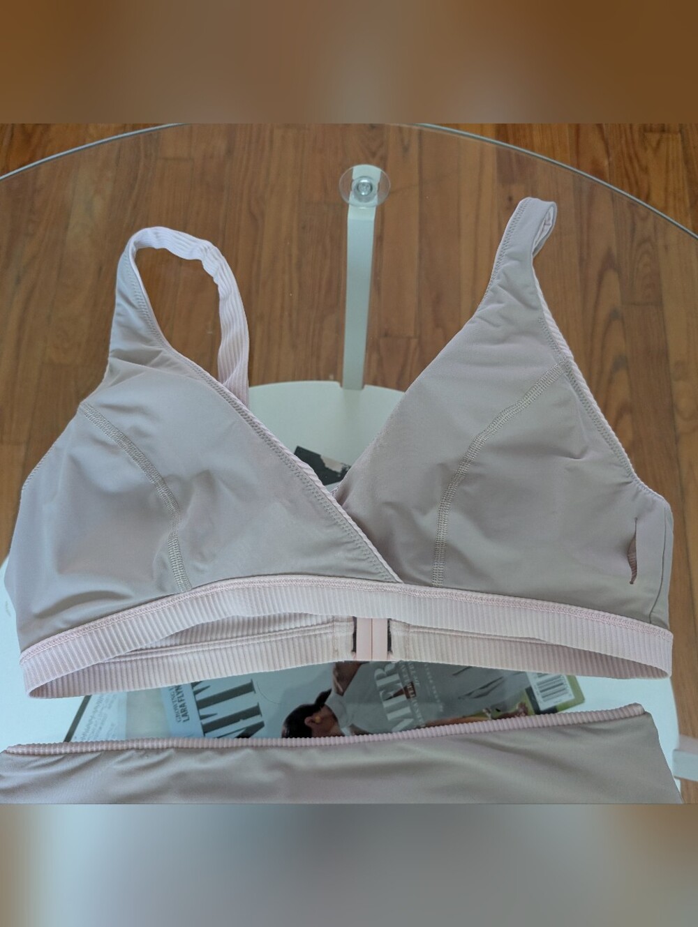 Lululemon Clear Waters Bikini Top & High Rise Bottom Set Landscape light pink - Picture 7 of 16